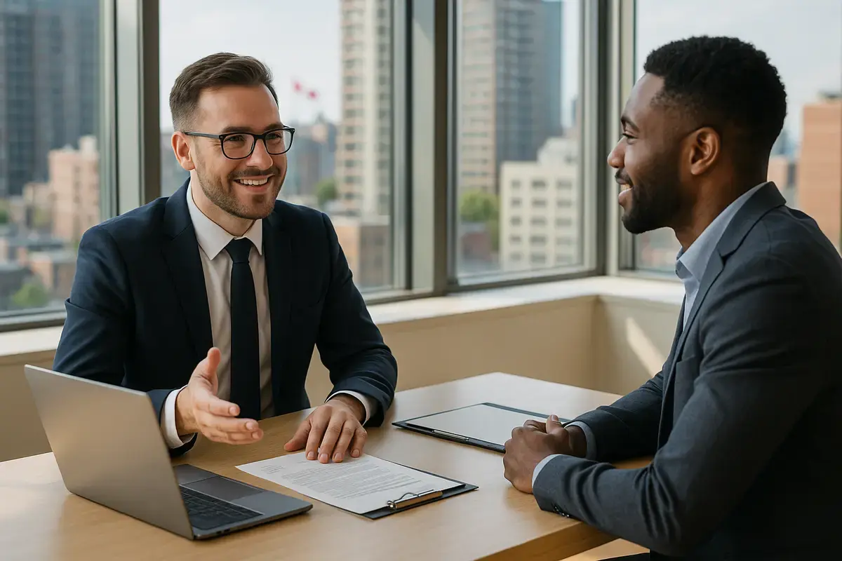 Recruiter attracting passive candidates in Canada through one-on-one interaction