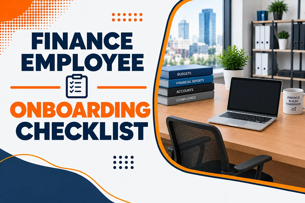 Finance Employee Onboarding Checklist